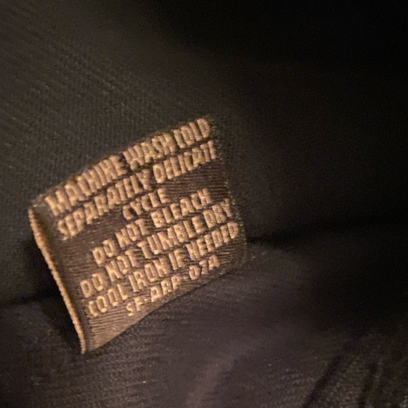 LEE black denim XL trucker jean jacket vtg 2000 NWOT Regular Cut workwear grunge - Picture 12 of 13